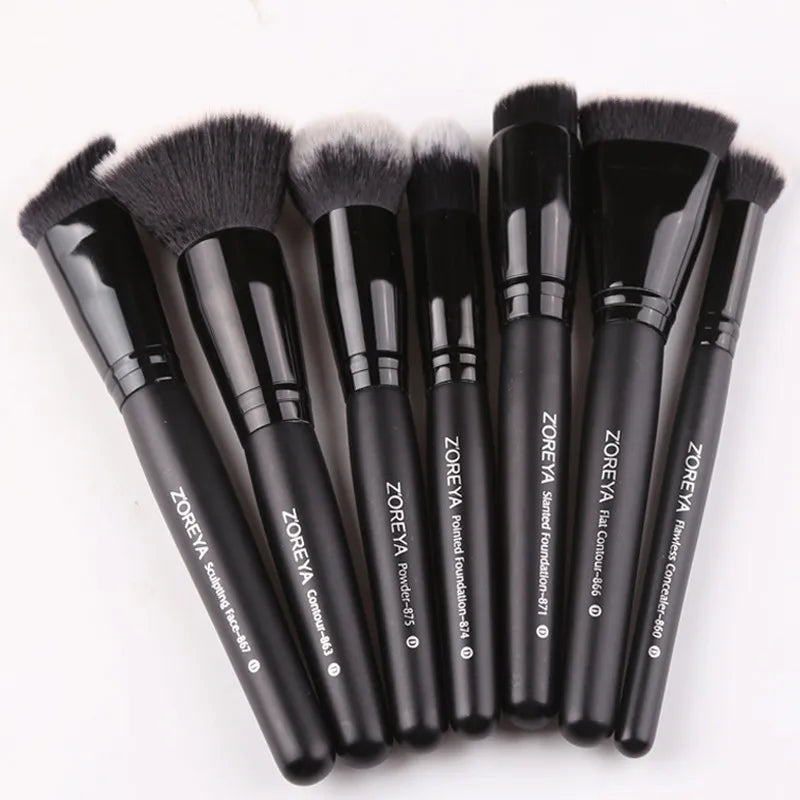 "Black Makeup Brushes Set Eye Face Cosmetic Foundation Powder Blush Eyeshadow Kabuki"