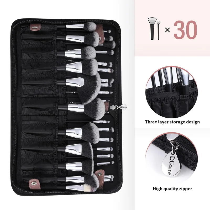 "Waterproof Makeup Brush Bag Artist Case Organizer Storage Zipper Handbag For Travel"