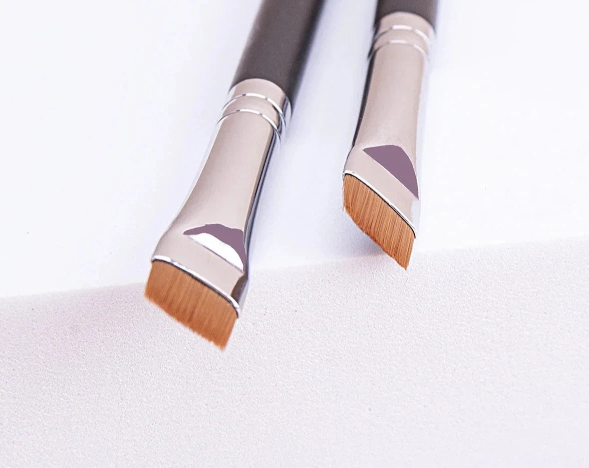 "212 Flat Eyebrow Brush Ultrathin Eyebrow Makeup Brushes Flat Eyeliner Brush Thin Eye Liner Brow Contour Beauty Brush Tool"