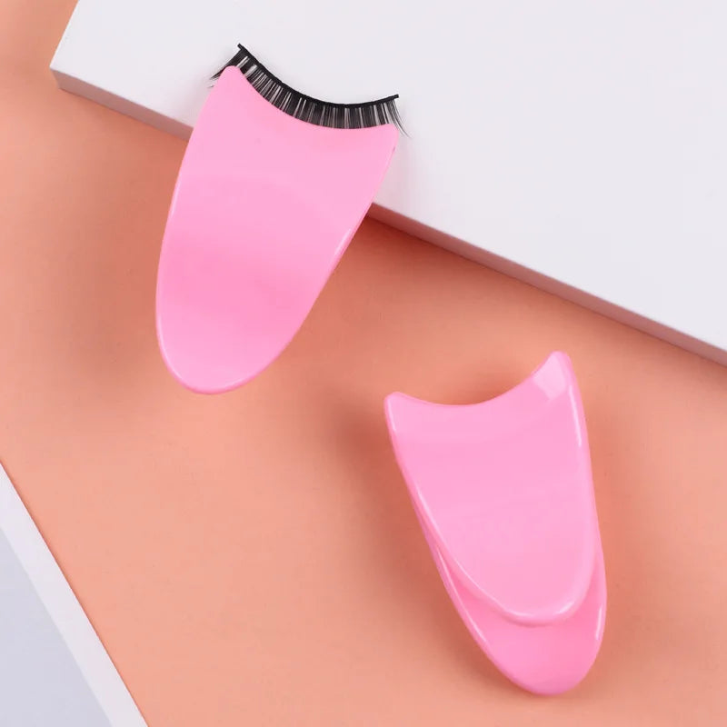 1pc Eyelash Applicator Beauty Tool Novice Paste False Eyelashes Clip Tweezers Eyelash Curler Professional Makeup Assistant Tool