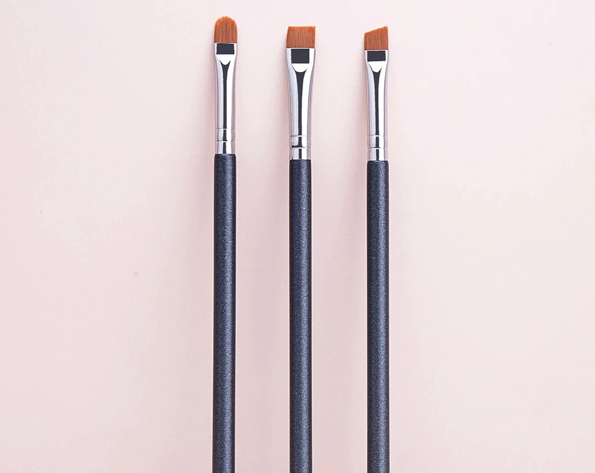 "212 Flat Eyebrow Brush Ultrathin Eyebrow Makeup Brushes Flat Eyeliner Brush Thin Eye Liner Brow Contour Beauty Brush Tool"