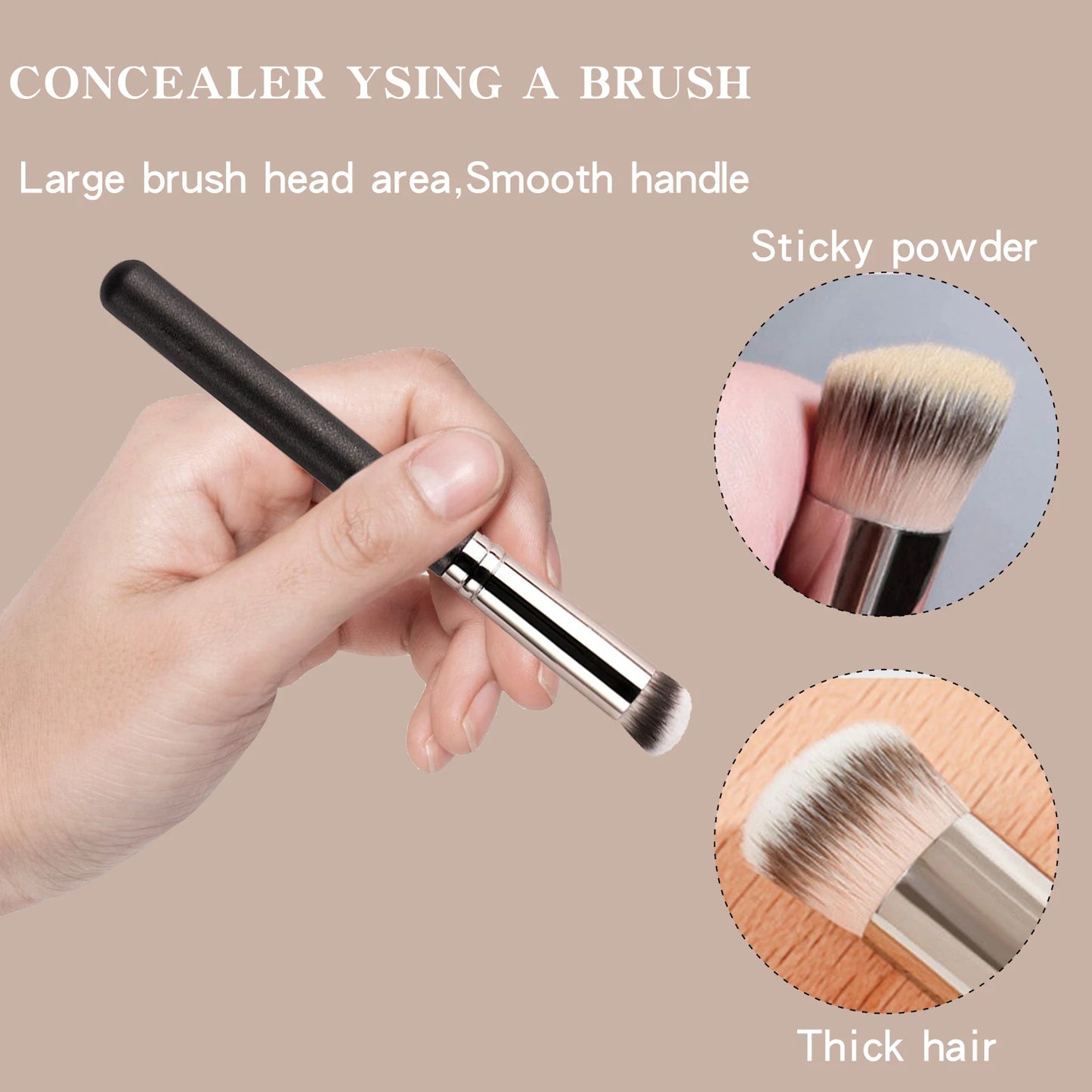 "Professional Makeup Brush Set Combination Foundation Concealer eyeshadow Smooth contoured brush Good brush gift"